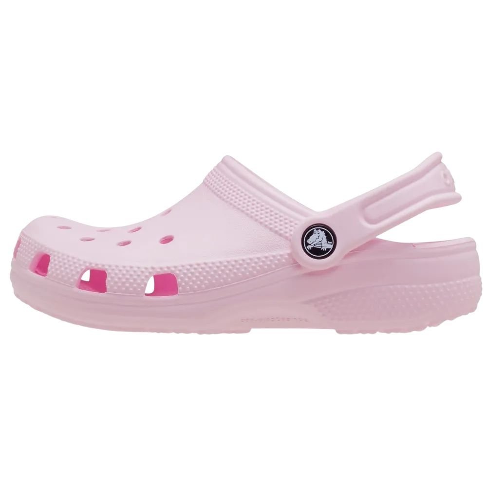 Sandália Juvenil Crocs Classic Clog K 206991-6ZW Rosa Claro 2