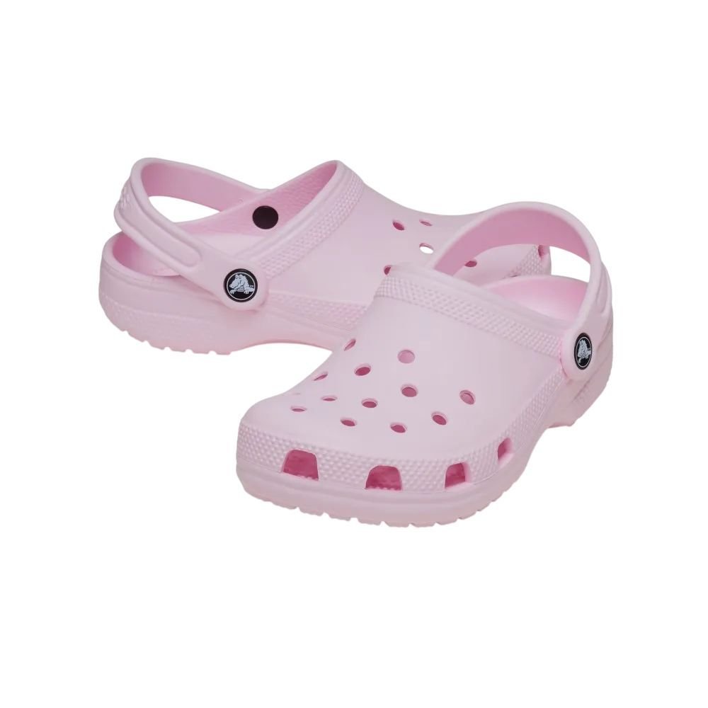 Sandália Juvenil Crocs Classic Clog K 206991-6ZW Rosa Claro 4