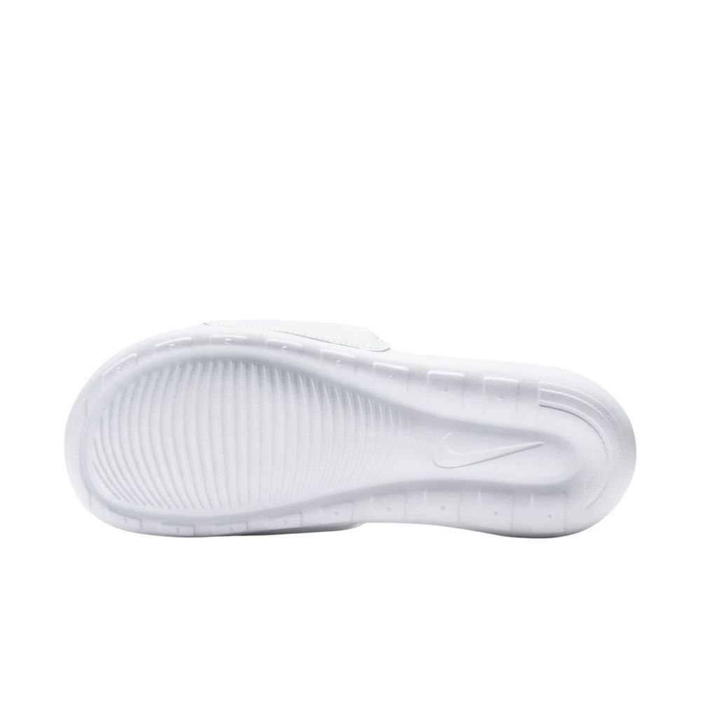 Chinelo Nike Victori One Slide Feminino CN9677-100 Branco/Preto 6