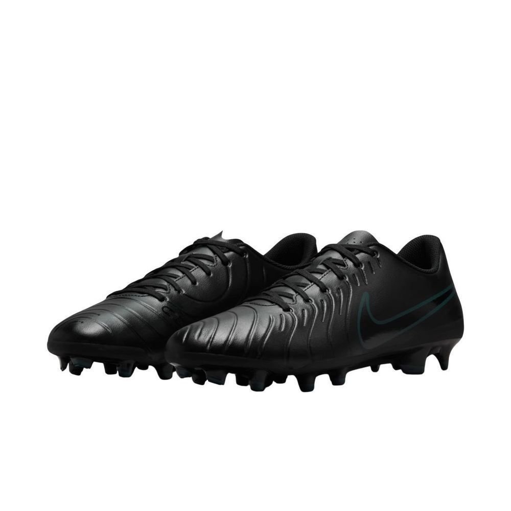 Chuteira Nike Campo Tiempo Legend 8 Club Preto e Azul - Masculina