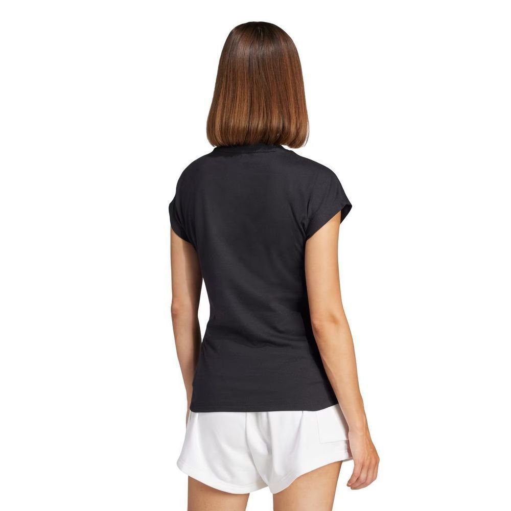 Camiseta Adidas M/C Logo Linear Feminina JC8238 Preto 2