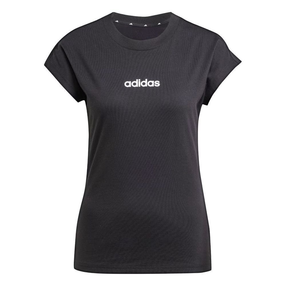 Camiseta Adidas M/C Logo Linear Feminina JC8238 Preto 4