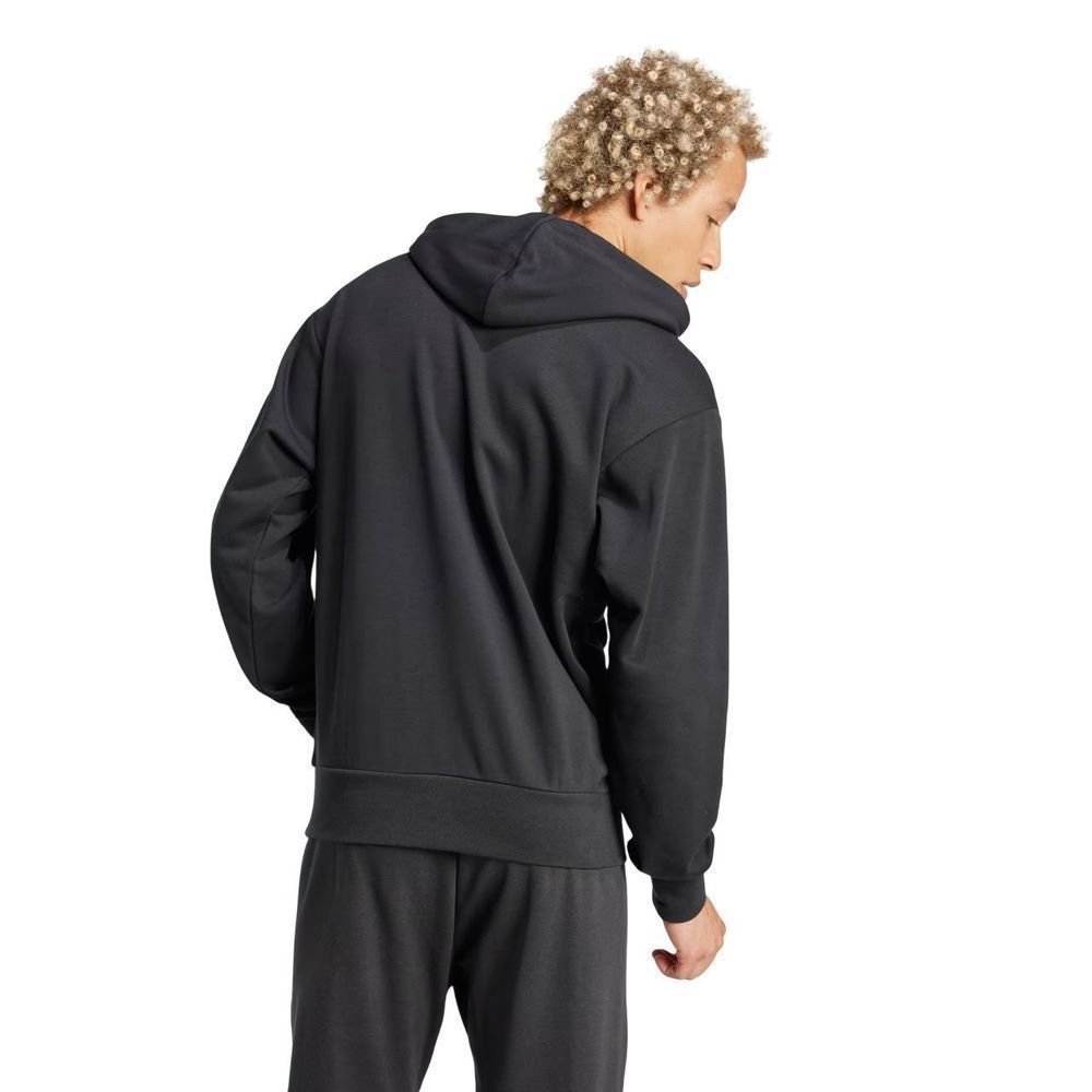 Moletom Adidas Big Logo Com Capuz Masculino IN6164 Preto/Branco