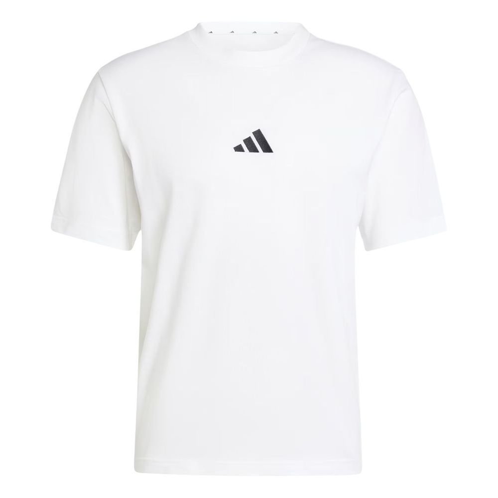 Camiseta Adidas M/C Small Logo Masculina JF1092 Branco/Preto 1