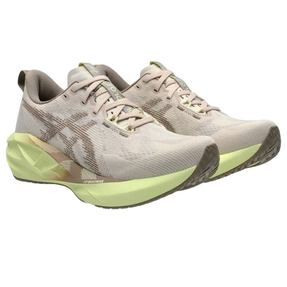 Tênis Asics Novablast 5 Feminino 1012B765-250 Bege/Verde Claro 3