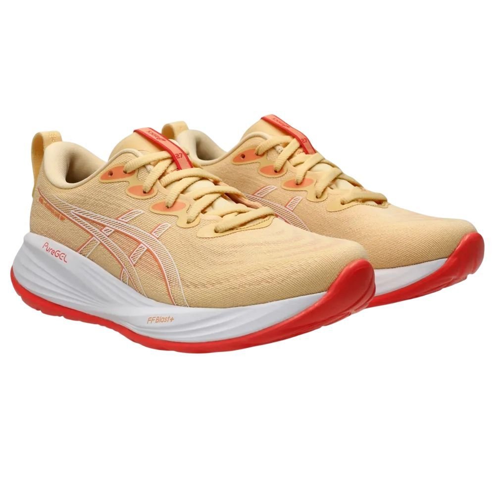 Tênis Asics Gel Cumulus 27 Feminino 1012B772-800 Amarelo/Laranja 3