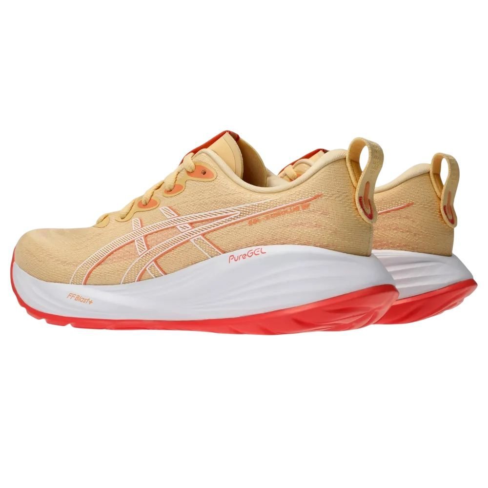 Tênis Asics Gel Cumulus 27 Feminino 1012B772-800 Amarelo/Laranja 4
