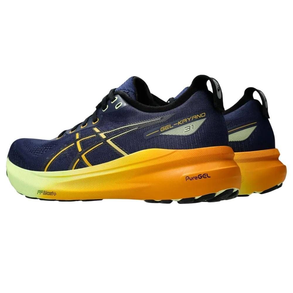 Tênis Asics Gel Kayano 31 Masculino 1011B867-403 Azul Marinho/Laranja 4