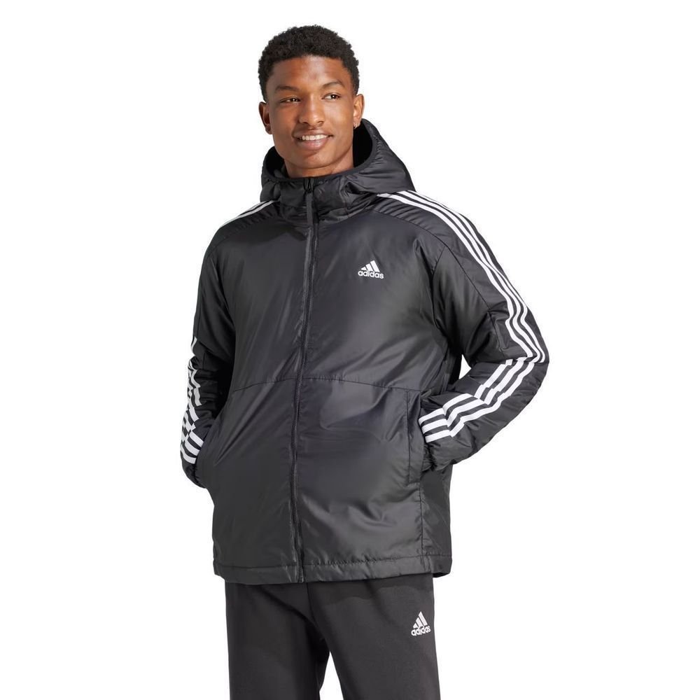 Jaqueta Adidas 3 Stripes Masculina IN7194 Preto/Branco 2