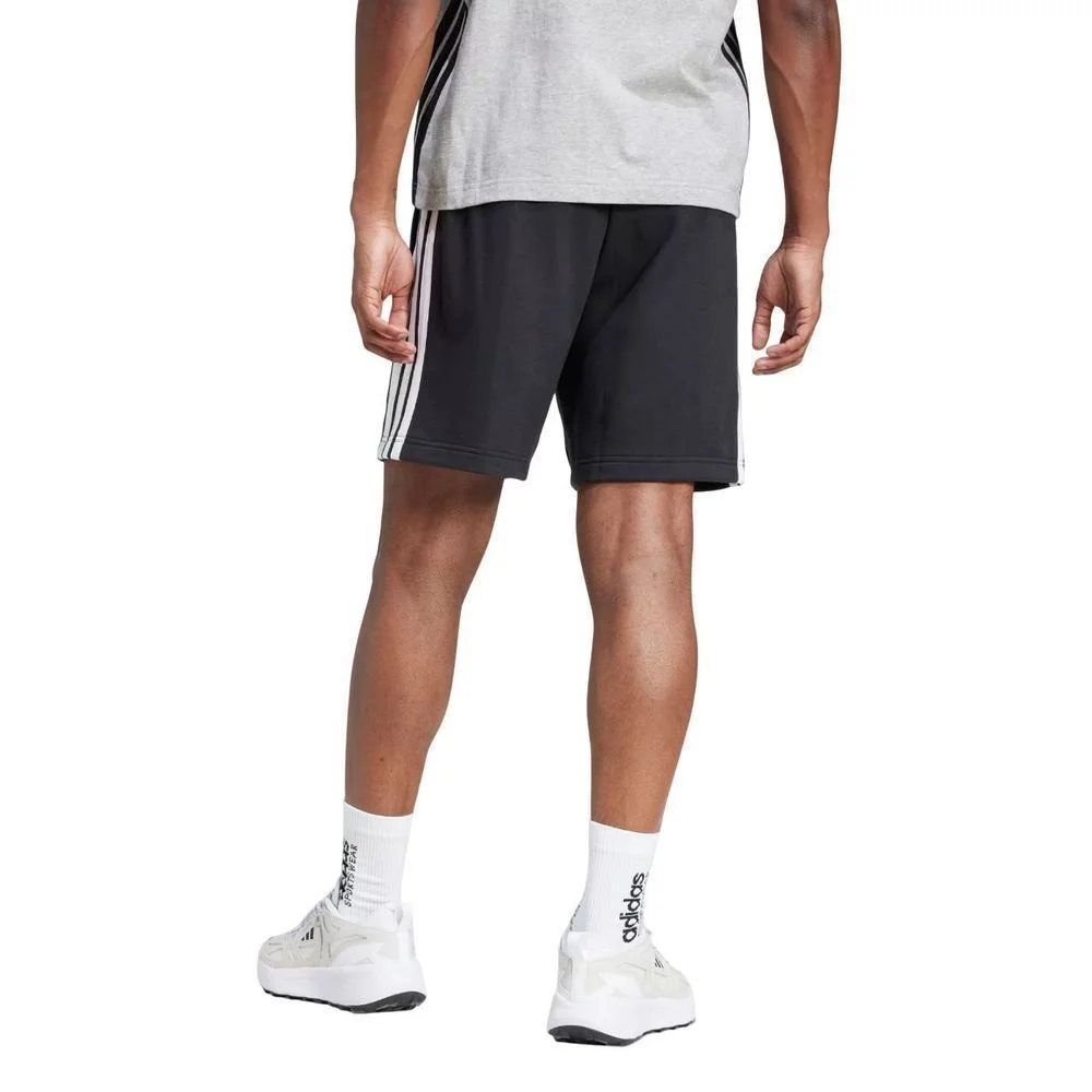 Shorts Adidas 3 Stripes French Terry Masculino JE6414 Preto/Branco 2