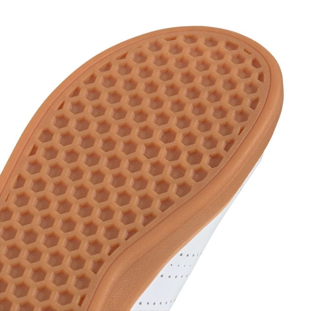 Tênis Juvenil Adidas Advantage Base 2.0 JI4190 Branco/Marrom 8