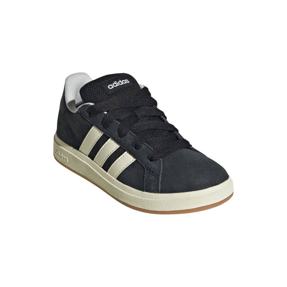 Tênis Juvenil Adidas Grand Court 00S JH6178 Preto/Creme 3