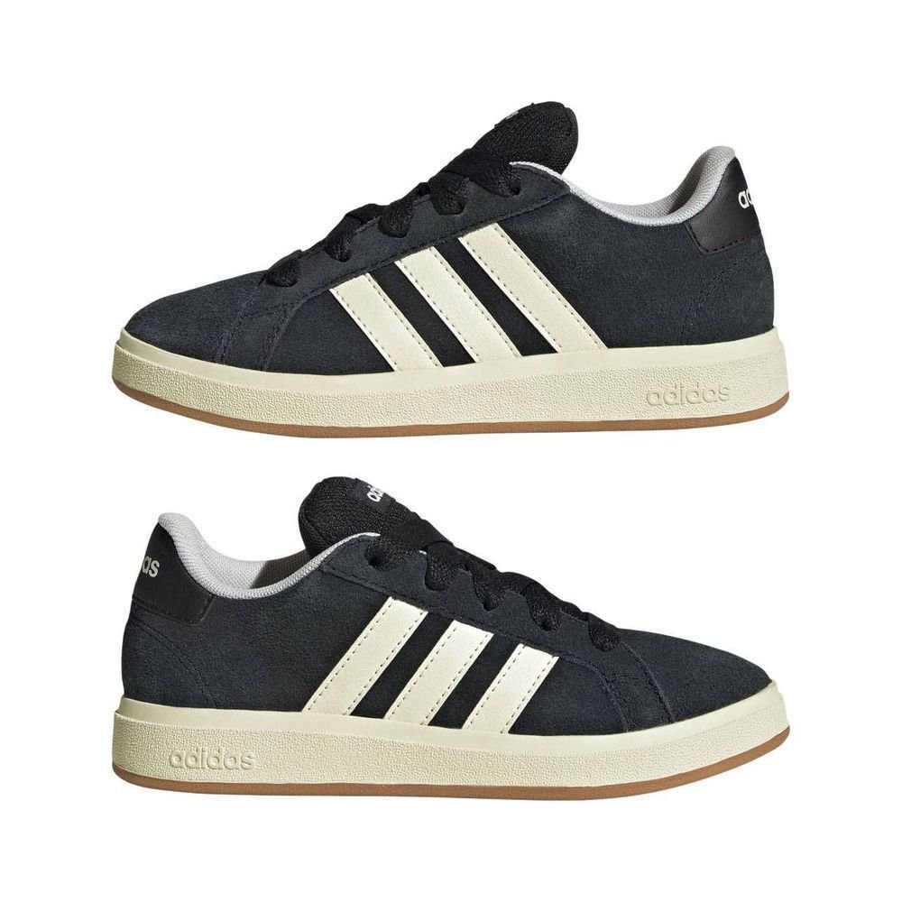 Tênis Juvenil Adidas Grand Court 00S JH6178 Preto/Creme 5