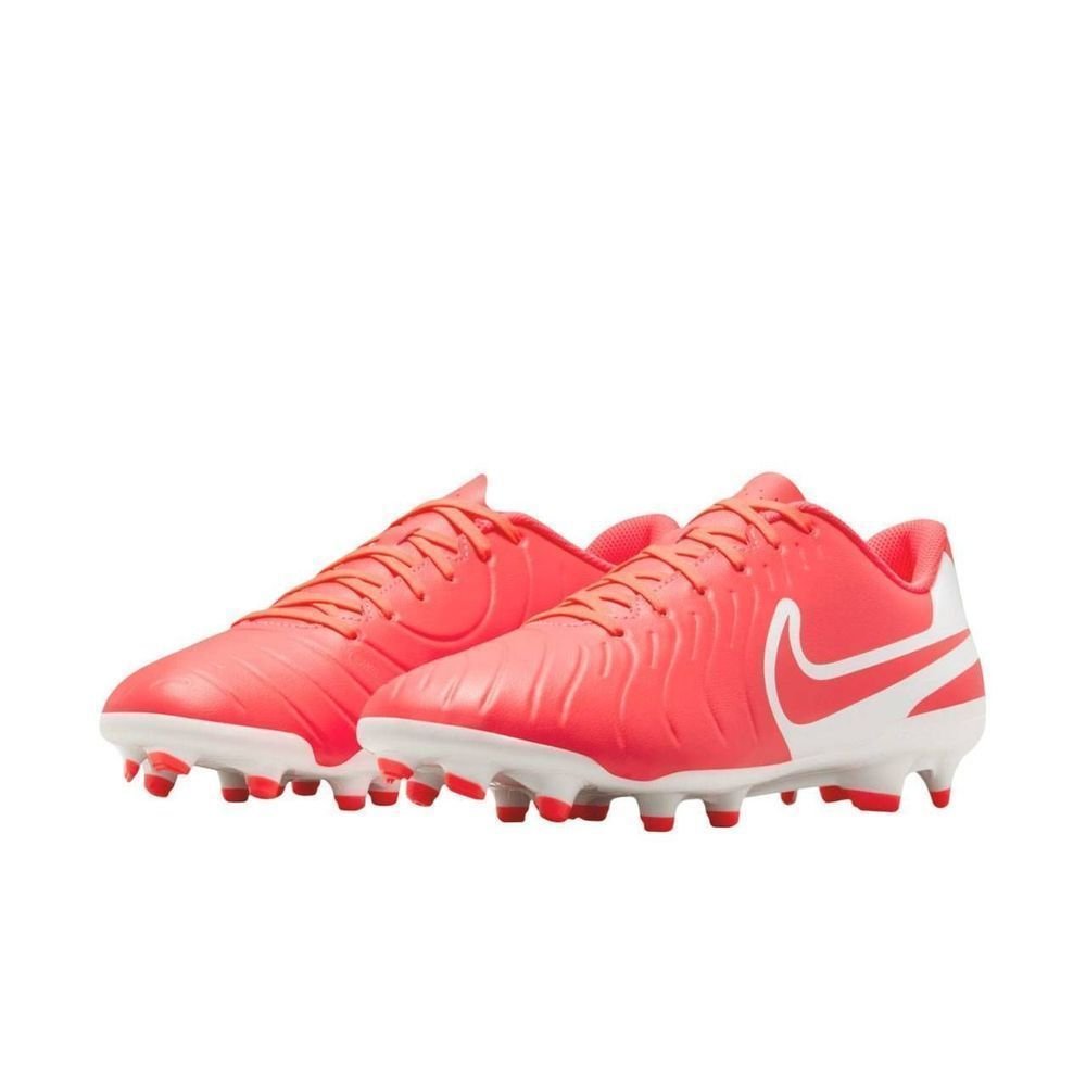 NIKE Tiempo Legend Ⅳ FG 26cm Chuteira Nike Campo Tiempo Legend 10 Club Masc DV4344-800 Rosa/Branco