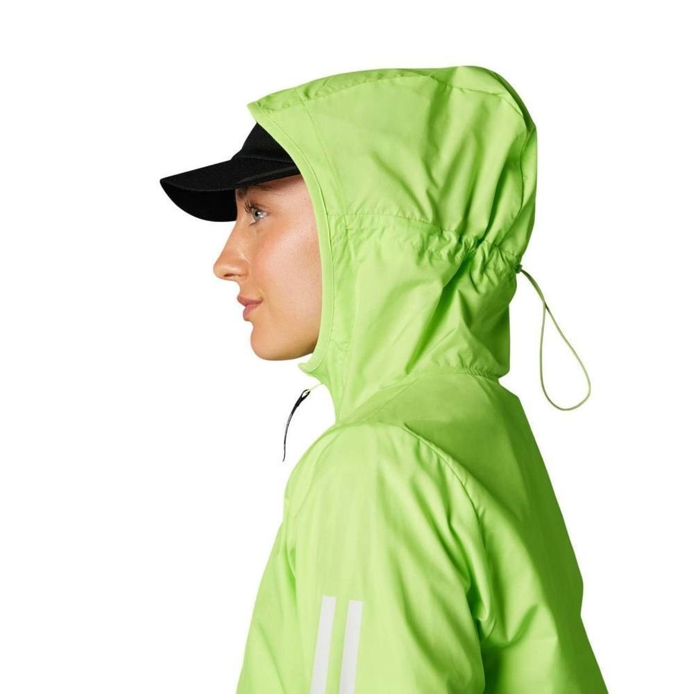 Jaqueta Corta Vento Adidas Own The Run Base Feminina JP0826 Verde 4