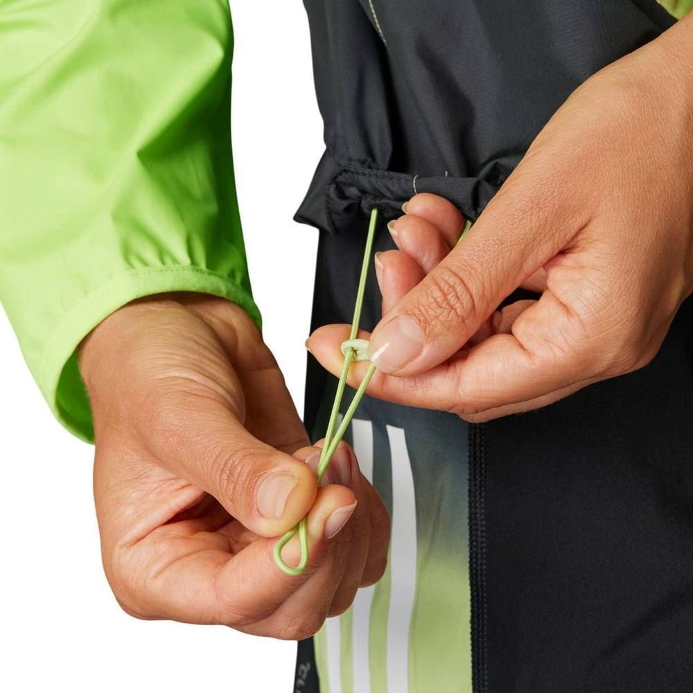 Jaqueta Corta Vento Adidas Own The Run Base Feminina JP0826 Verde 5