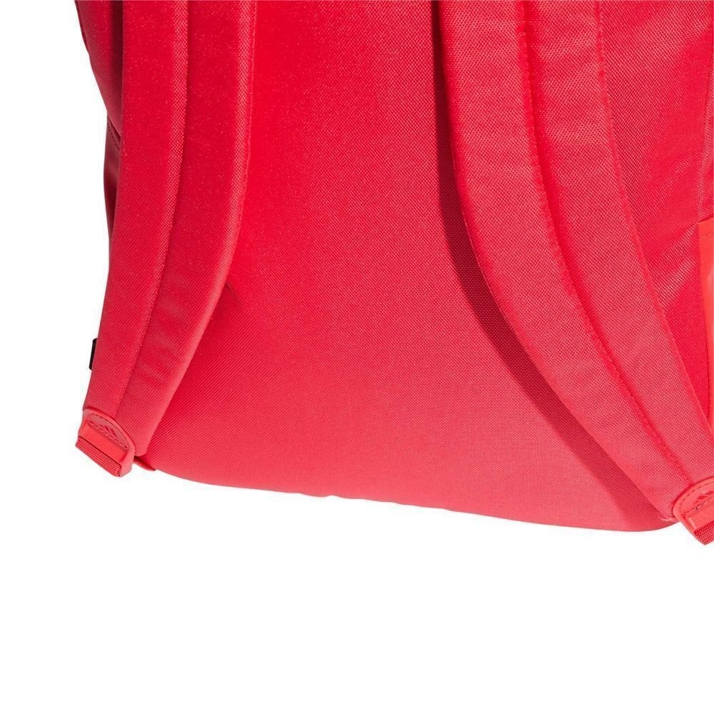 Mochila Adidas Classic 3 Bar Logo Unissex IS7052 Vermelho/Preto 6
