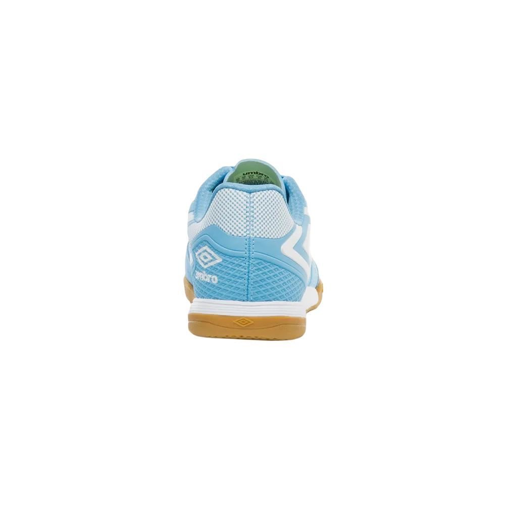 Chuteira Umbro Futsal Pro 5 Bump Club Masculina U01FB042-332 Azul Claro/Branco 5