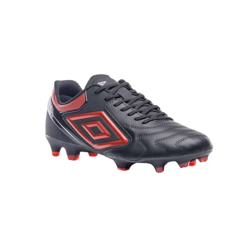 Chuteira Umbro Campo Adamant Master Masculina U03FB00241-142 Preto/Vermelho 3