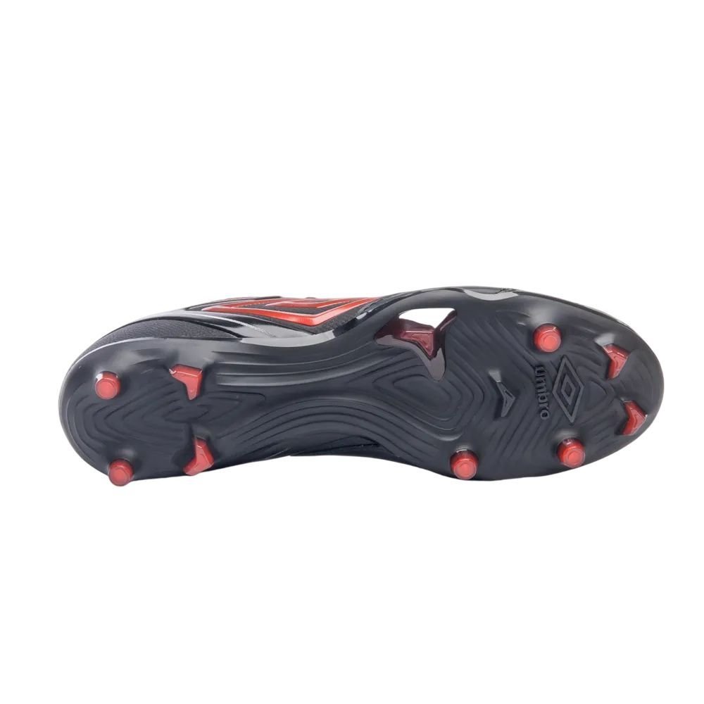 Chuteira Umbro Campo Adamant Master Masculina U03FB00241-142 Preto/Vermelho 5