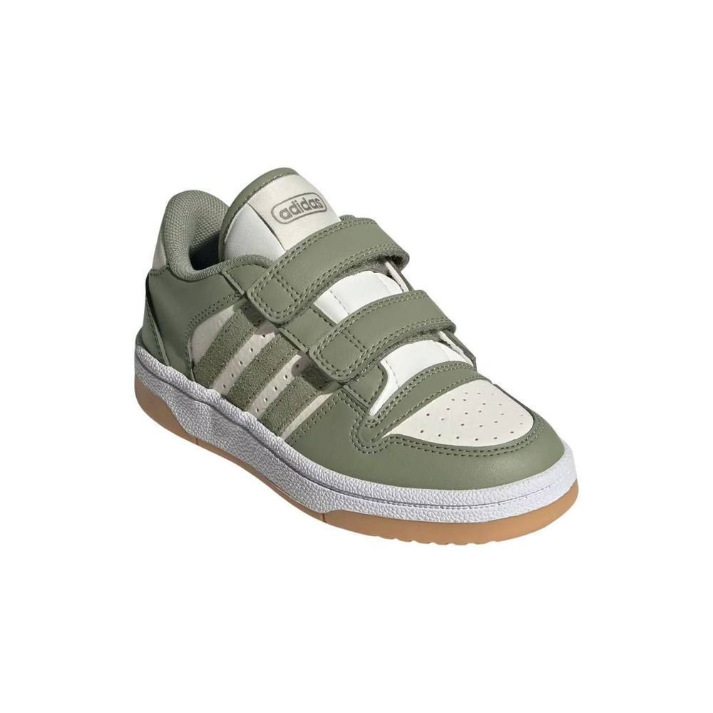 Tênis Juvenil Adidas Break Start Kids ID3990 Cinza/Branco 4