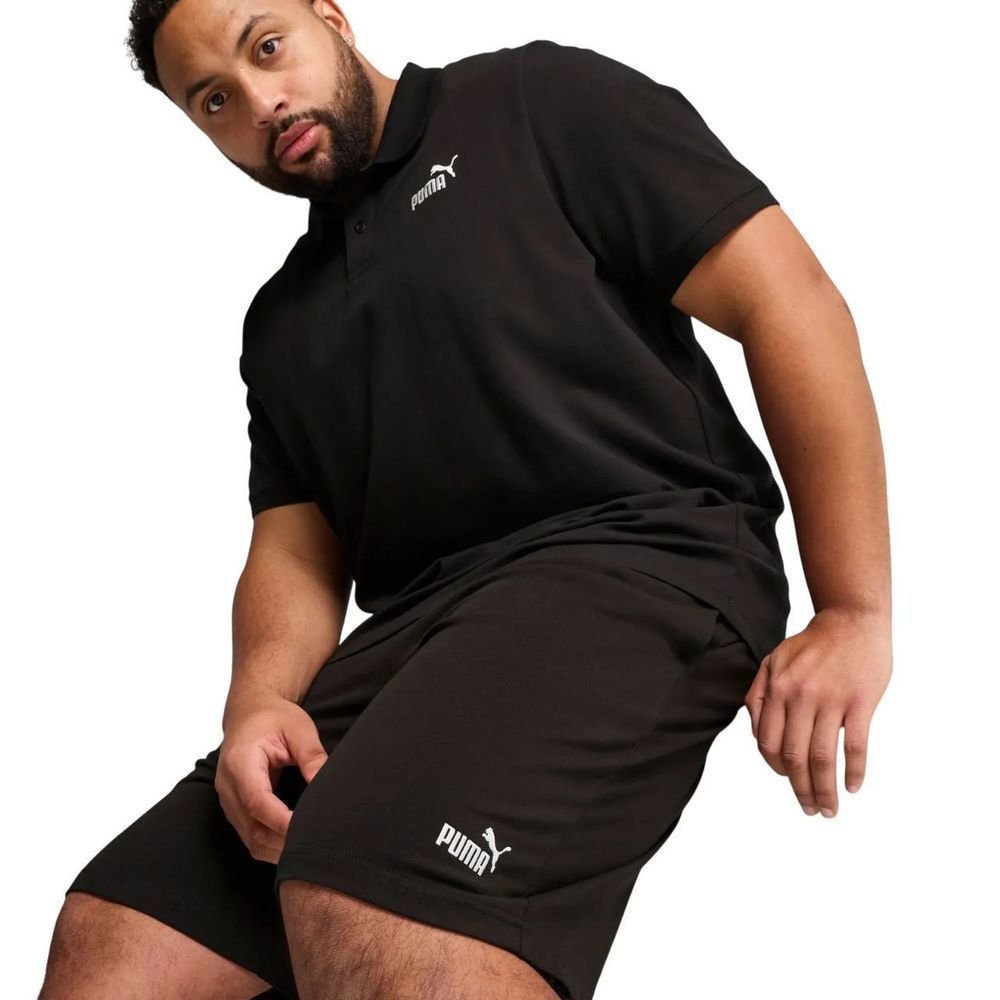 Shorts Puma Essentials NO.1 Logo 10 Masculino 682600-01 Preto 3
