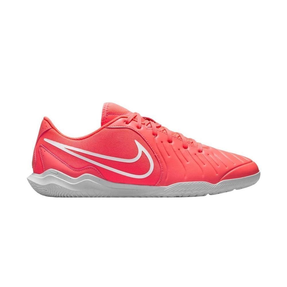 Chuteira Nike Futsal Tiempo Legend 10 Club Masc DV4343-800 Laranja/Branco 6