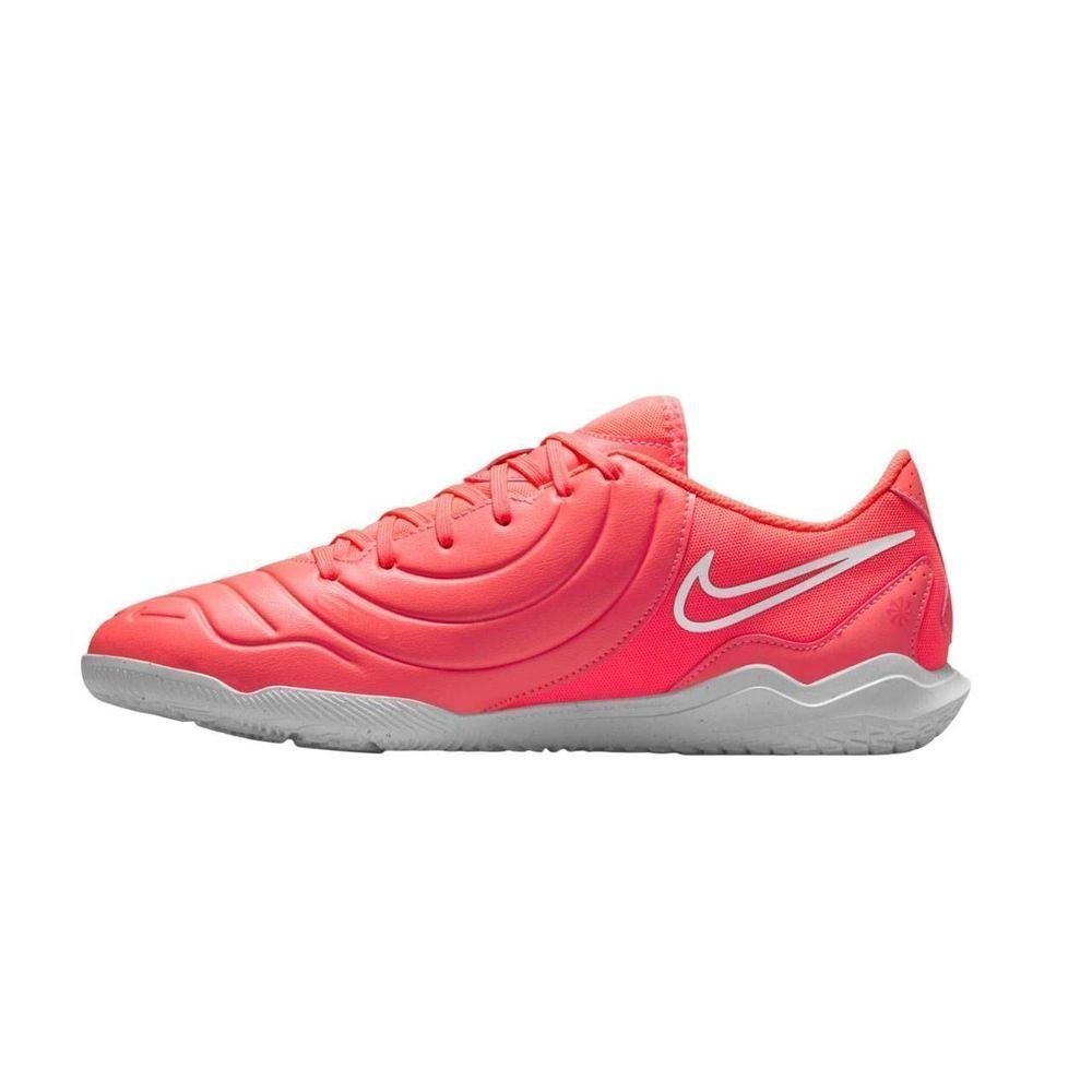 Chuteira Nike Futsal Tiempo Legend 10 Club Masc DV4343-800 Laranja/Branco 7