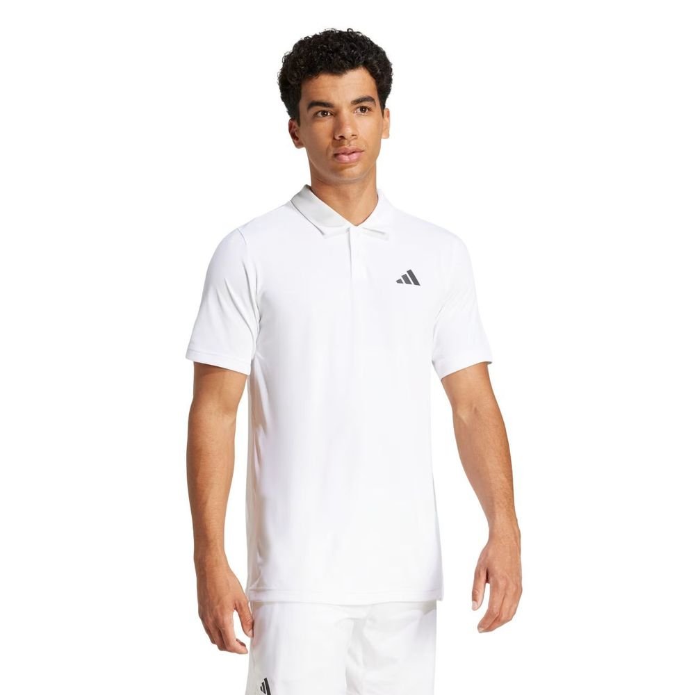 Camisa Adidas M/C Club Polo Masculina JD8636 Branco 3