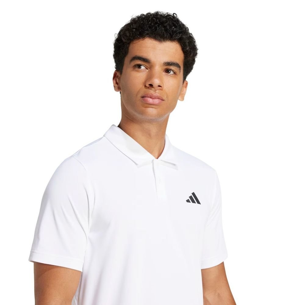 Camisa Adidas M/C Club Polo Masculina JD8636 Branco 7