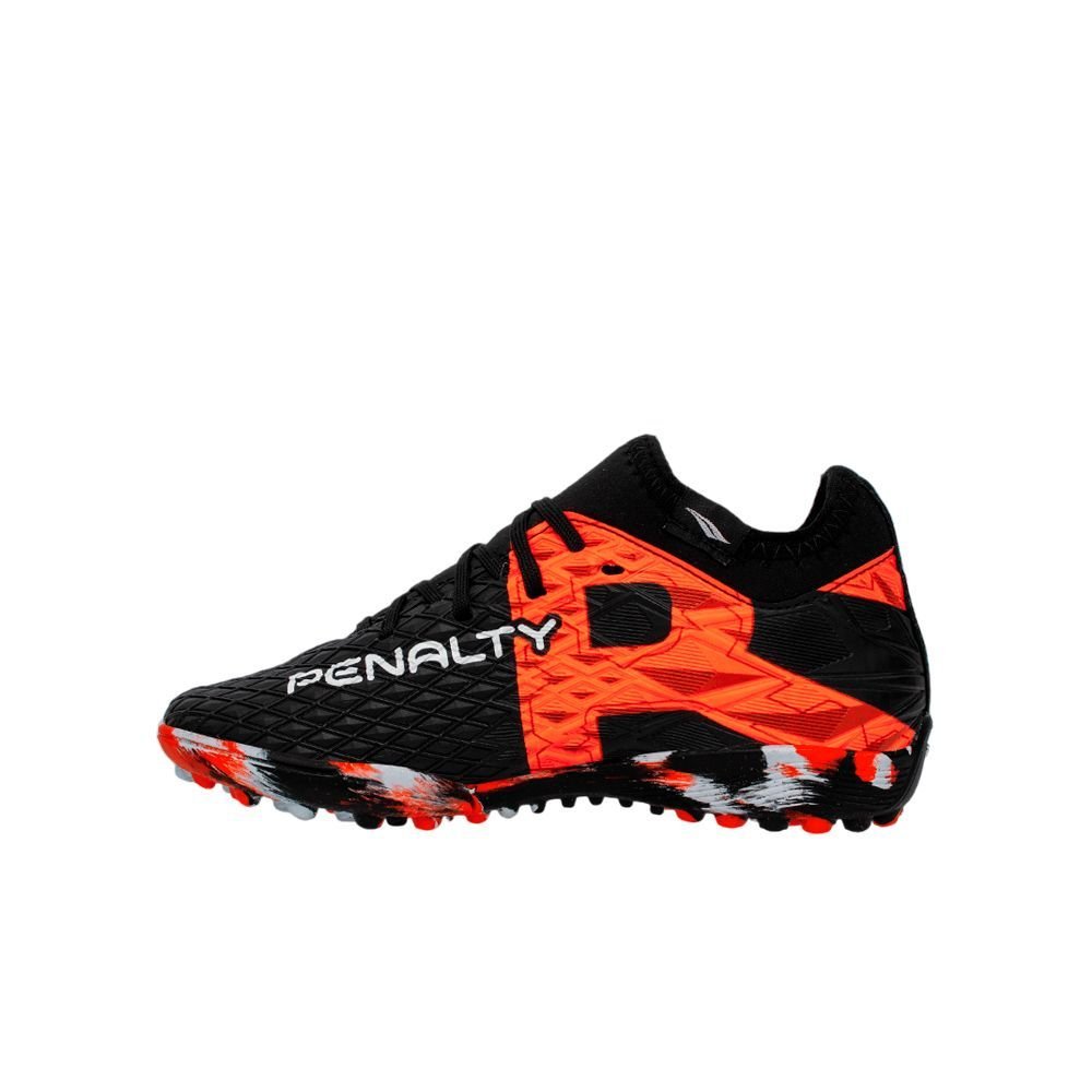 Chuteira Juvenil Society Rx Locker Kids Y-3 246255-9771 Preto/Laranja 2