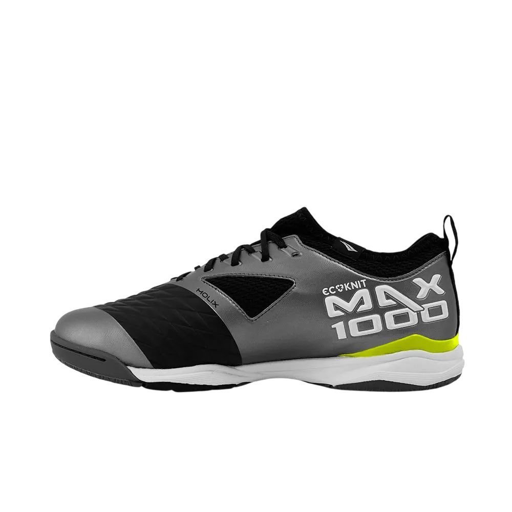 Chuteira Penalty Futsal Max 1000 Ecoknit Masc 124223-8028 Chumbo/Preto 2