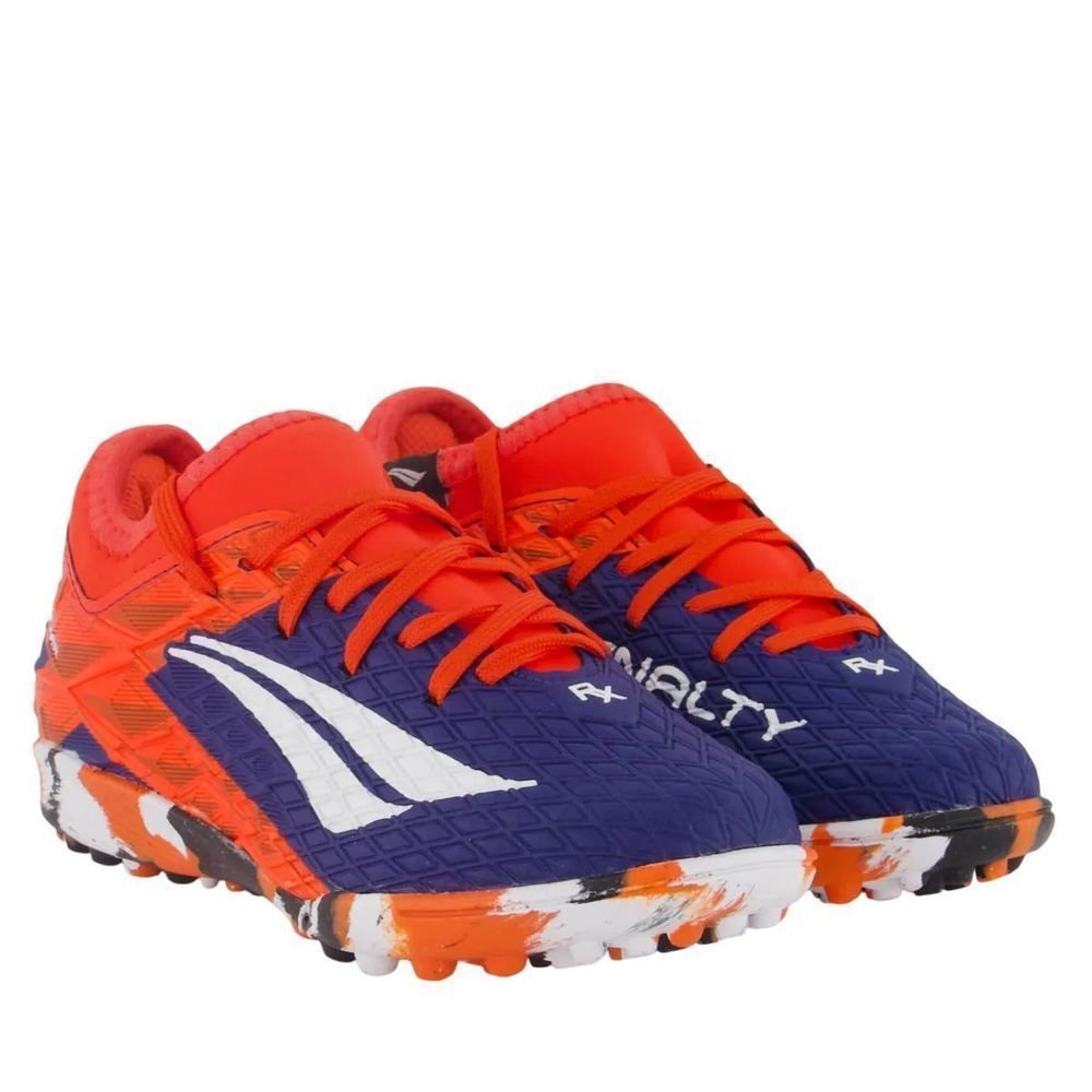 Chuteira Juv Penalty Futsal Rx Locker Kids Y-3 126255-6922 Azul/Vermelho 2