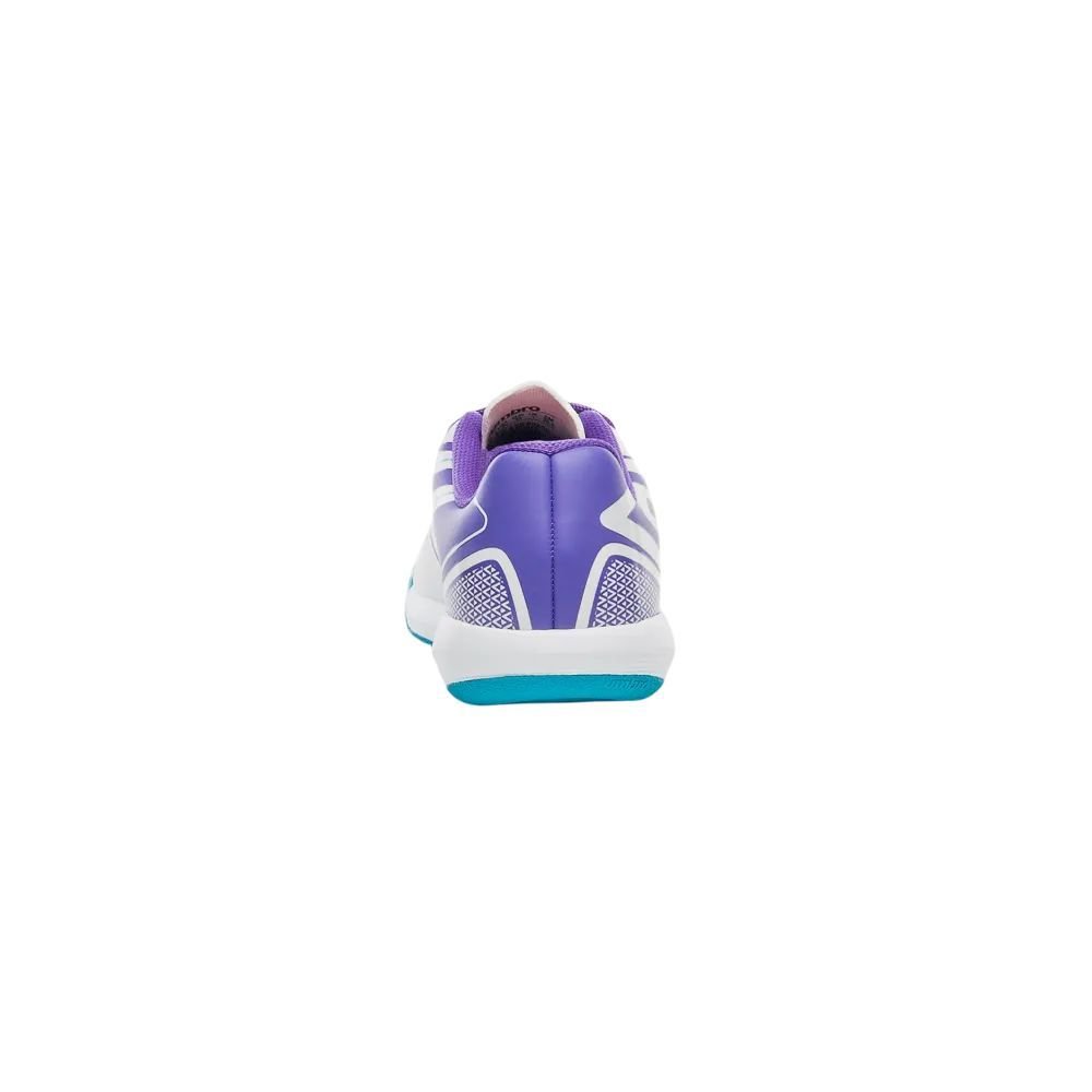 Chuteira Juvenil Umbro Futsal Pro 5 Jr U07FB00092-203 Branco/Roxo 5