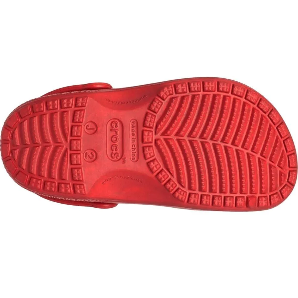 Sandália Juvenil Crocs Classic Clog K 206991-6WC Vermelho 5