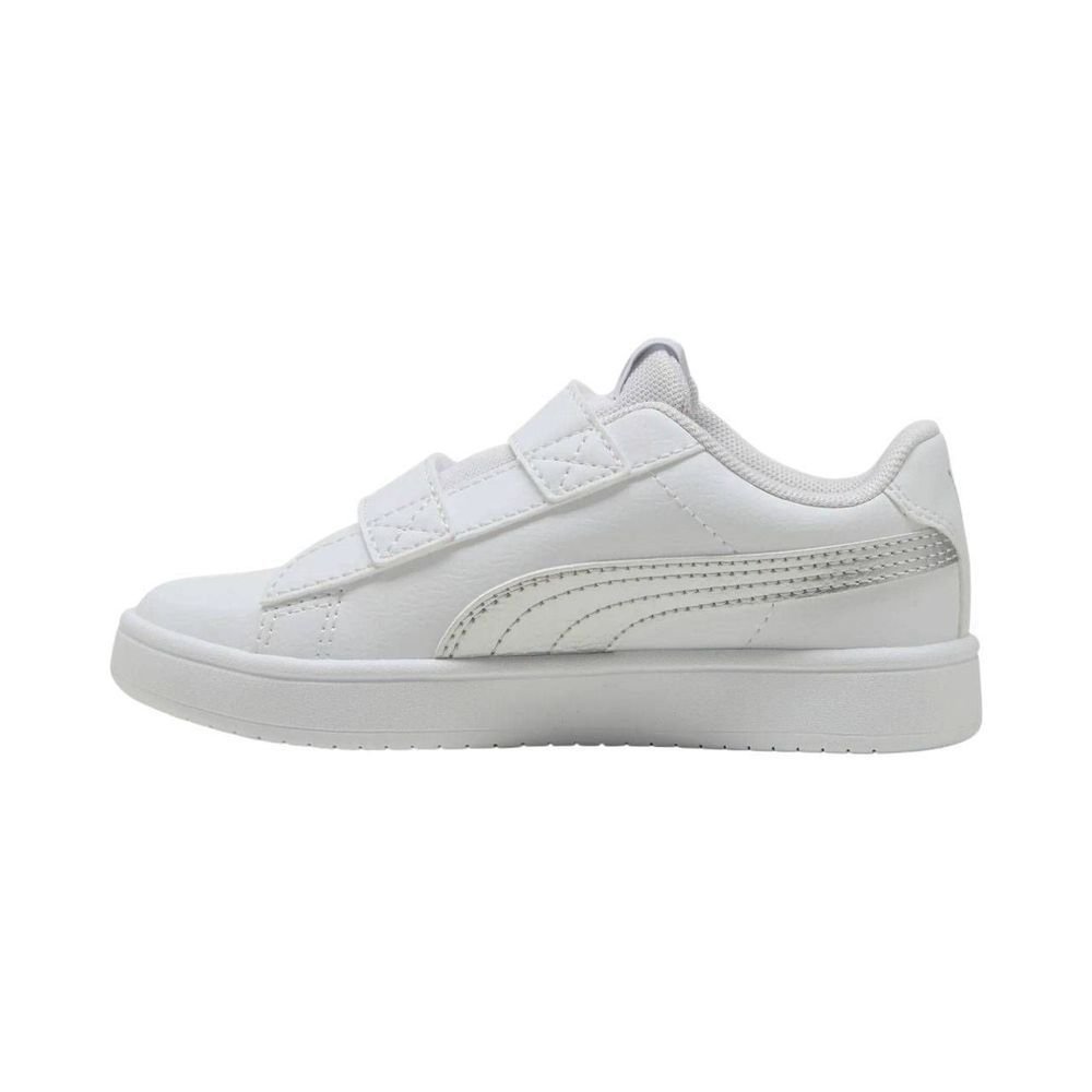 Tênis Juvenil Puma Rickie Classic V Ps 394253-16 Branco/Prata 2