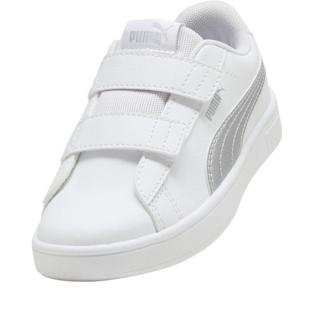 Tênis Juvenil Puma Rickie Classic V Ps 394253-16 Branco/Prata 3