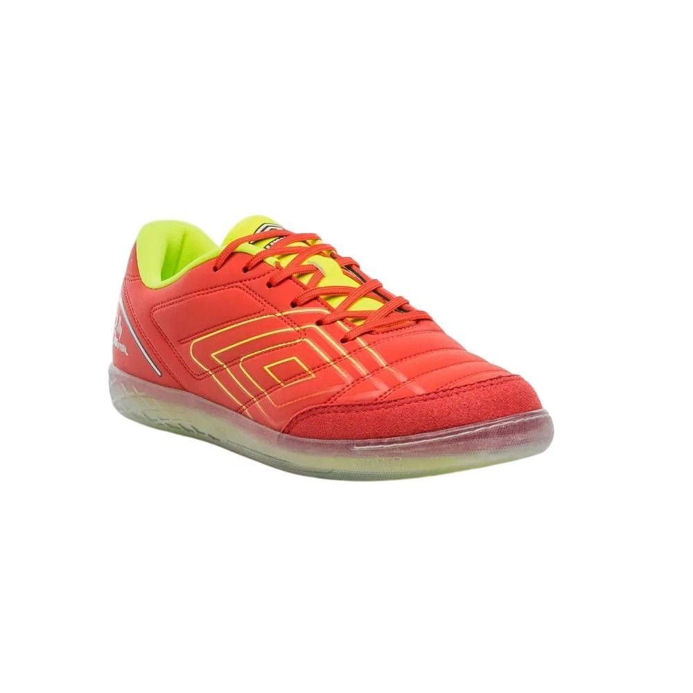 Chuteira Umbro Futsal Br Futsal Masculina U01FB00269-462 Vermelho/Amarelo 3
