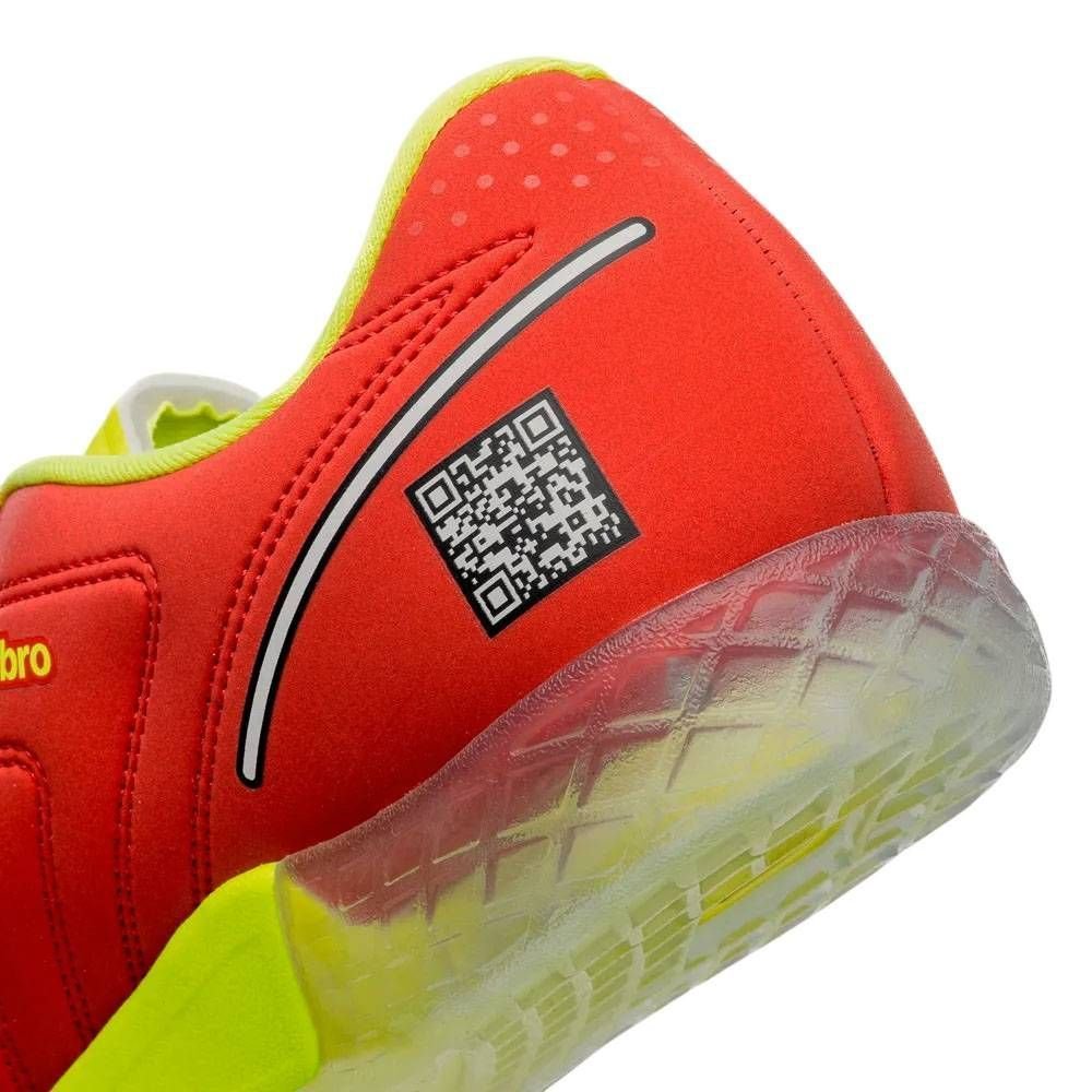 Chuteira Umbro Futsal Br Futsal Masculina U01FB00269-462 Vermelho/Amarelo 6