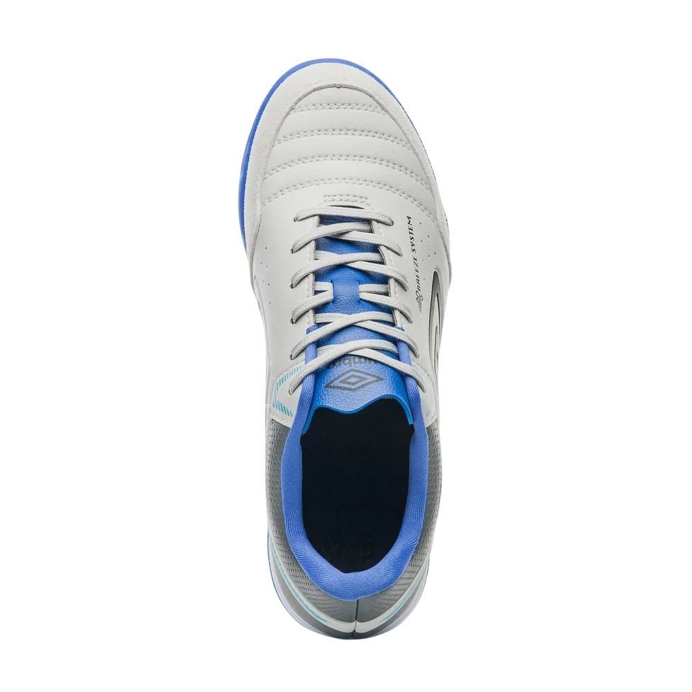 Chuteira Umbro Society X-Comfort Masculina U01FB00254-838 Cinza/Azul 4