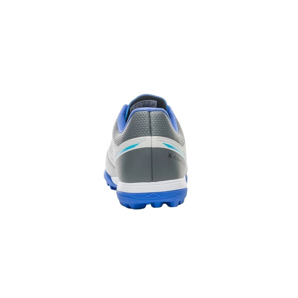 Chuteira Umbro Society X-Comfort Masculina U01FB00254-838 Cinza/Azul 5