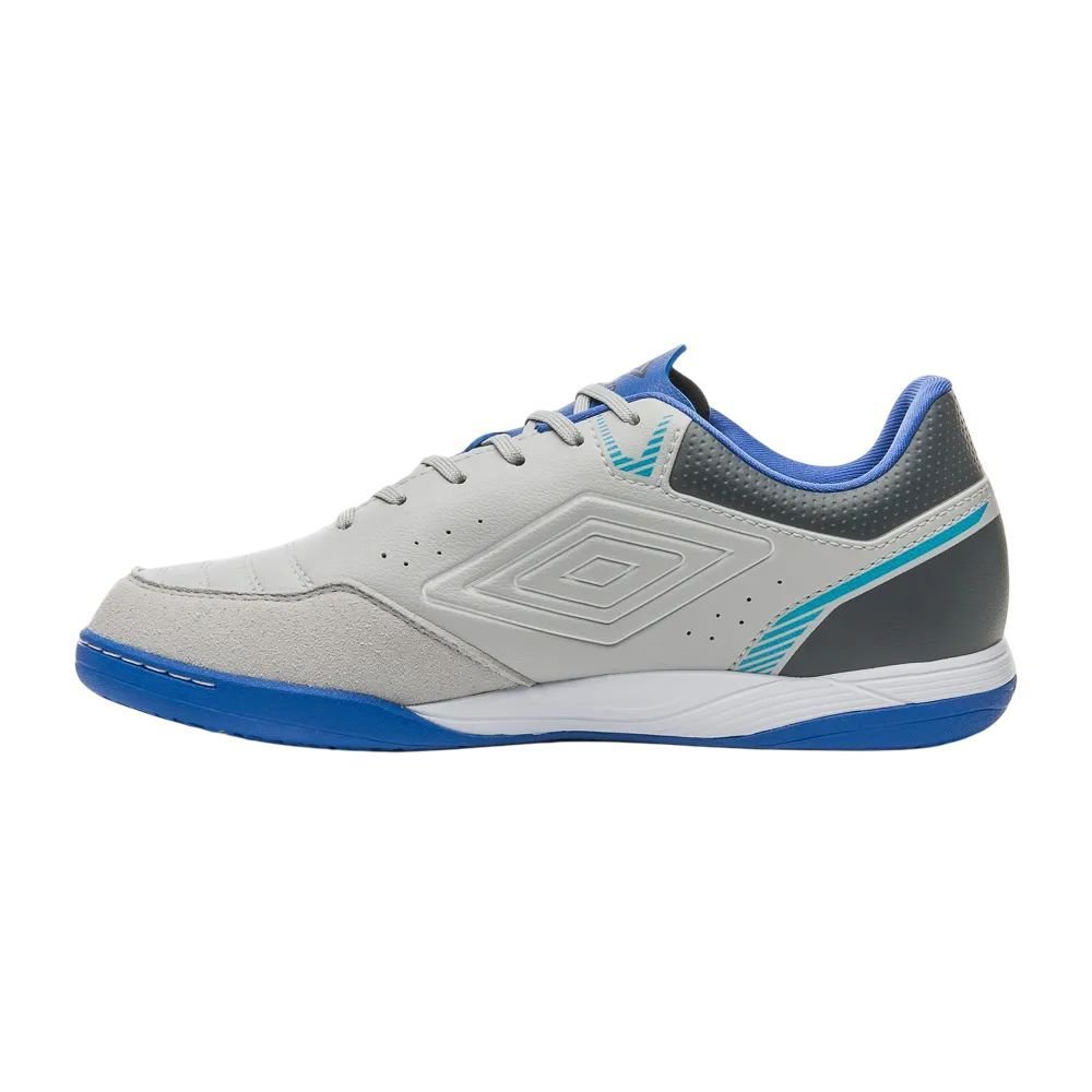 Chuteira Umbro Futsal X-Comfort Masculino U01FB00220-838 Cinza/Azul 2