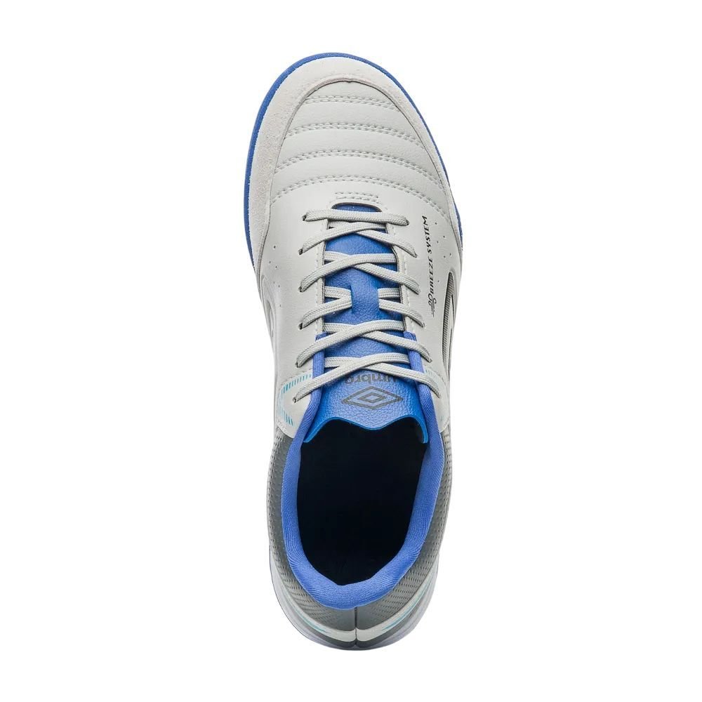 Chuteira Umbro Futsal X-Comfort Masculino U01FB00220-838 Cinza/Azul 4