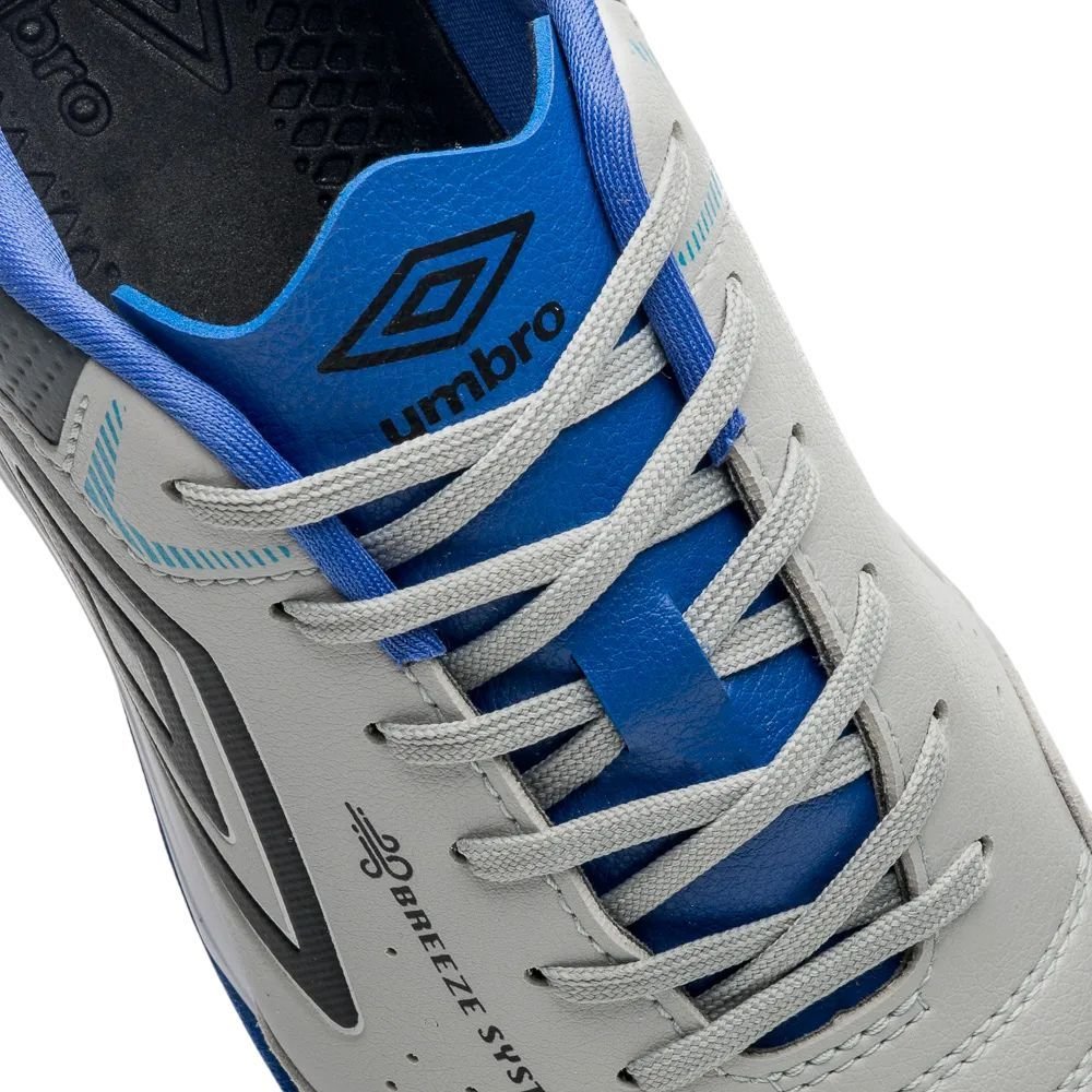 Chuteira Umbro Futsal X-Comfort Masculino U01FB00220-838 Cinza/Azul 8