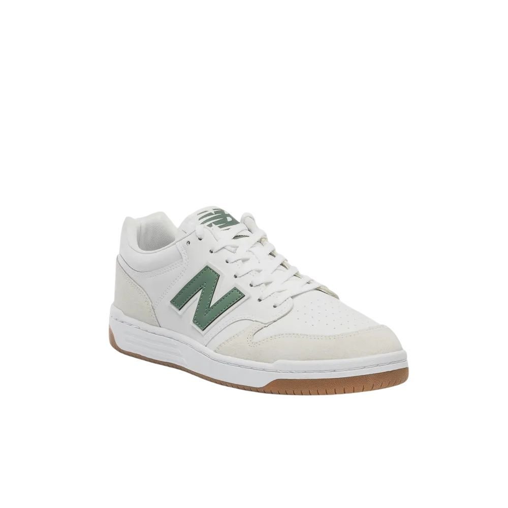 Tênis New Balance 480 Low Masculino BB480LLO Branco/Verde 3