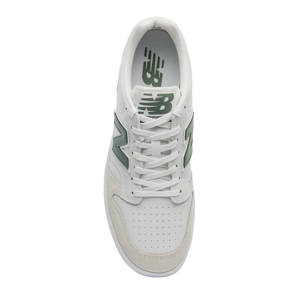 Tênis New Balance 480 Low Masculino BB480LLO Branco/Verde 4