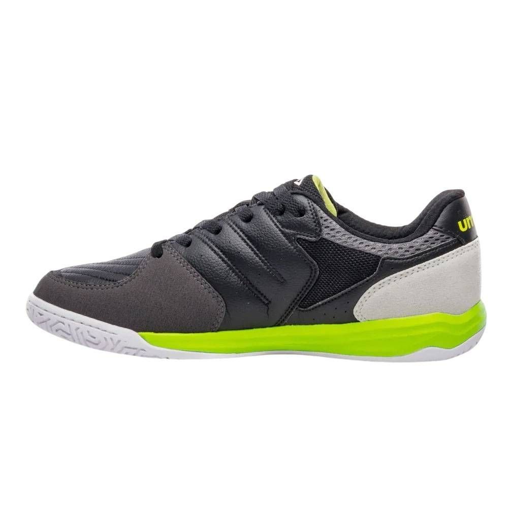 Chuteira Futsal Umbro Pro Challenge Upta Masc U03FB00311-162 Preto/Verde 2