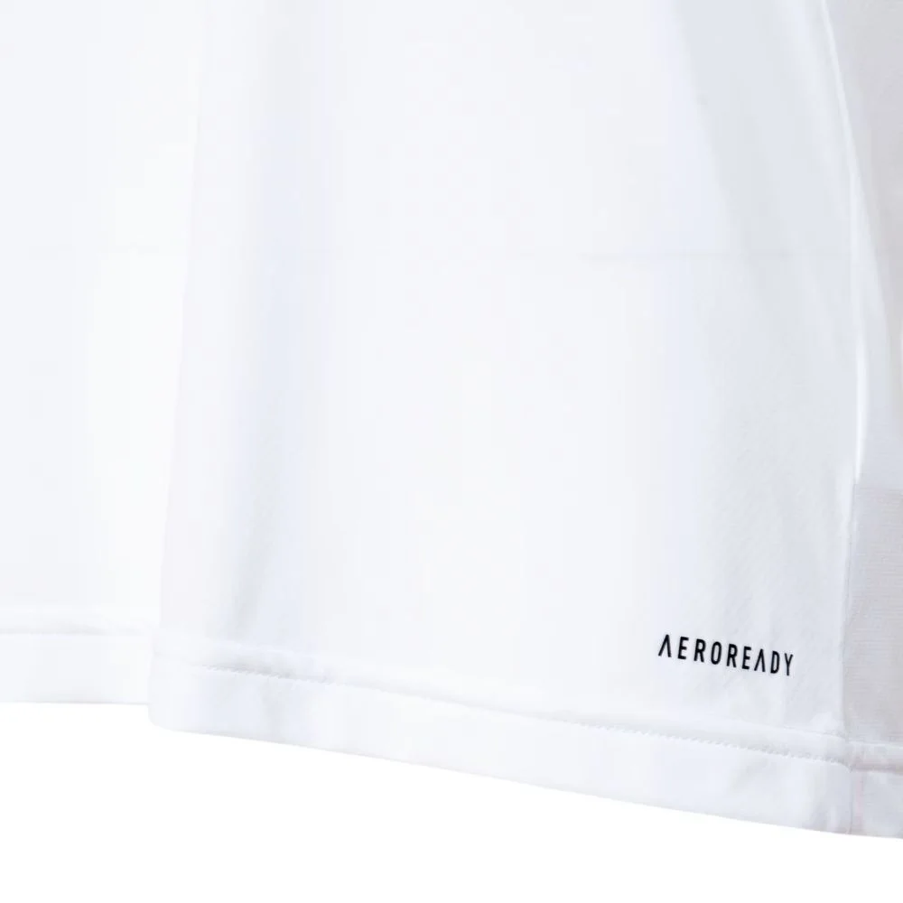 Camiseta Adidas M/C Own The Run 3 Listras Feminina JV6517 Branco 4