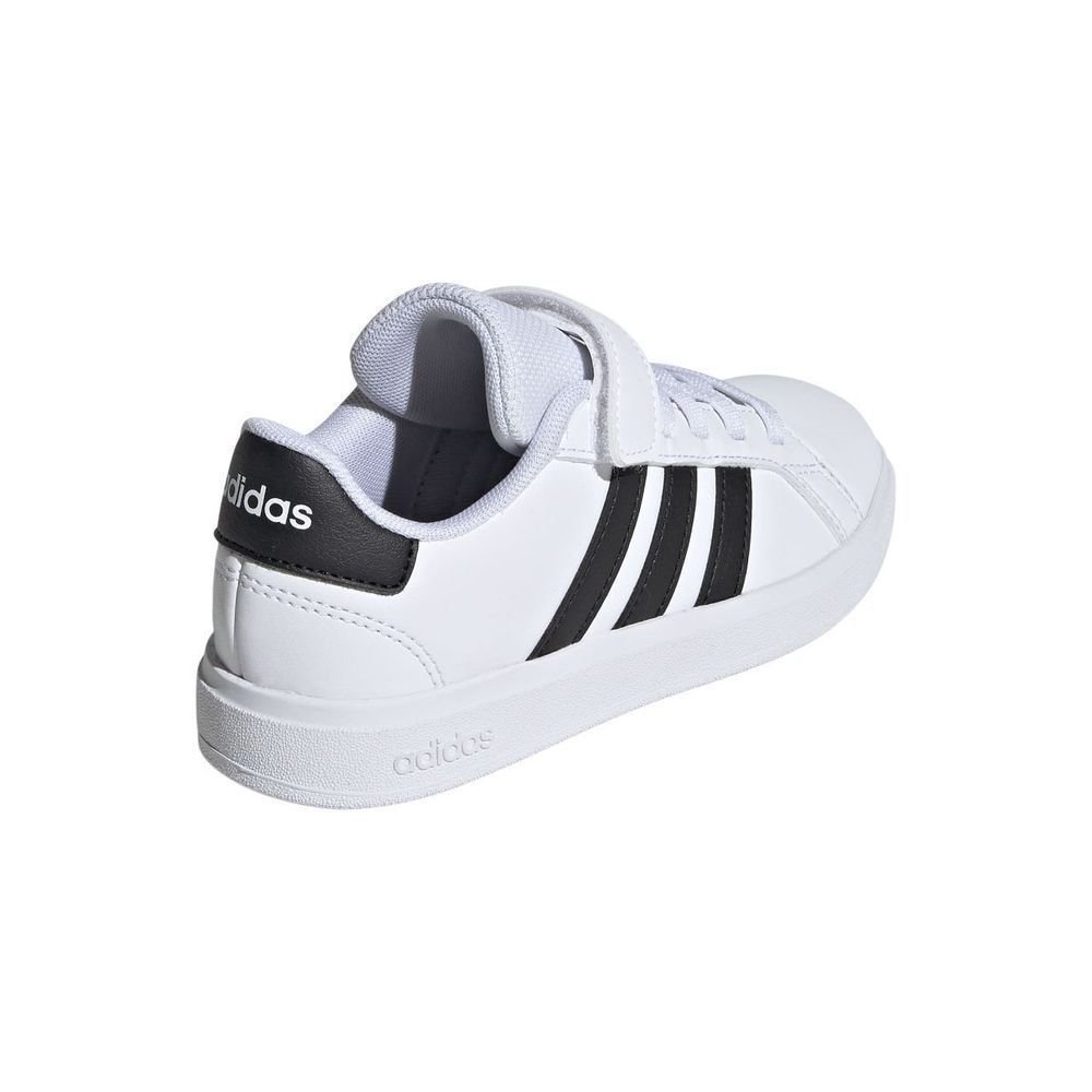Tênis Juvenil Adidas Grand Court 2.0 IH5529 Branco/Preto 4