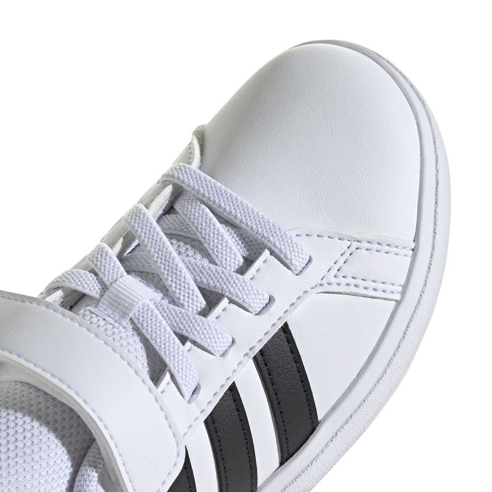 Tênis Juvenil Adidas Grand Court 2.0 IH5529 Branco/Preto 8